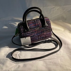 EMERSON PLACE LANE TWEED SATCHEL Kate Spade NWT